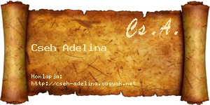Cseh Adelina névjegykártya